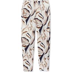 Calida Women's 100% Nature Pajama Bottom, Star White