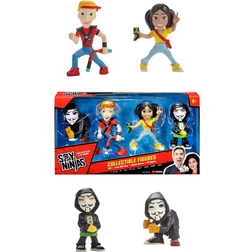 SPY NINJAS 4-FIGURE PACK (PZ2/CHAD/REGINA/PZ SQUIRE) (41130CO)