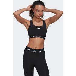 Adidas Powerreact Training Medium-Support Techfit Bra - Black, Female