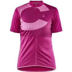 Craft Core Endur Logo Cycling Jersey - Pink