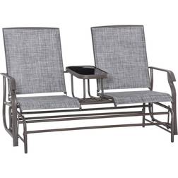 OutSunny 2 Seater Rocker Double Rocking Chair Outdoor Garden Furniture