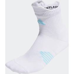 Adidas Supernova Quarter Performance Socks - White/Bliblu