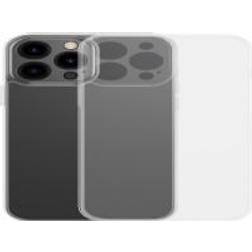 Baseus iPhone 13 Pro Skal Frosted Glass med Gelram Transparent