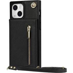 CaseOnline Zipper halskæde etui Apple iPhone 13 Mini Sort