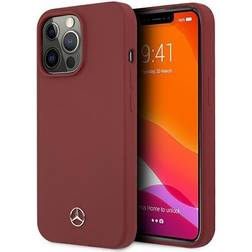 Mercedes Silicone Line Skal iPhone 13 Pro 13 Röd
