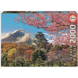 Educa Osaka Castle Japan Pussel 2000 Pieces