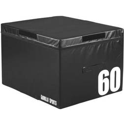 Gorilla Sports Soft Jump Box Black 60 cm