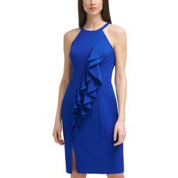 Vince Camuto Halter Bodycon Dress - Cobalt