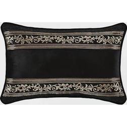 J. Queen New York Windham Boudoir Complete Decoration Pillows Black (58.42x38.1cm)