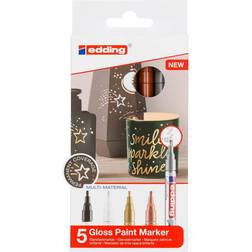 Edding 753 Glanzlackmarker 5 pcs