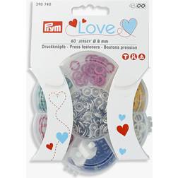 Prym Love Coloured Fasteners, 8mm, Multi