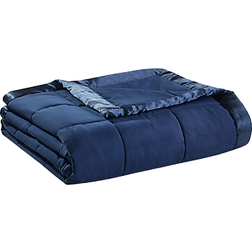 Madison Park Windom Blankets Blue (274.32x228.6cm)