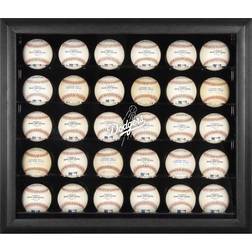 Fanatics Los Angeles Dodgers Logo Black Framed 30-Ball Display Case