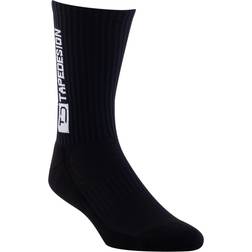 TAPEDESIGN Crew Grip Sock - Black