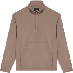 Theory Reeve Half-Zip Sweater - Fossil