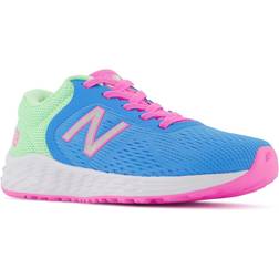 New Balance Kids' Fresh Foam Arishi v2 Bungee in Blue/Grey/Green Synthetic