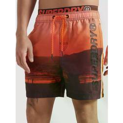 Superdry State Volley Badeshorts - Orange