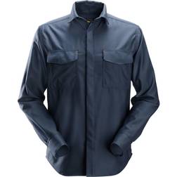 Snickers Workwear Mens Long Sleeve Shirt 8561 PW - Navy