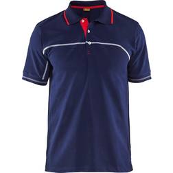 Blåkläder Blåklæder Poloshirt, Marineblå/Rød 3389 XLarge