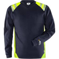 Fristads Fristads Longsleeve Langarm T-Shirt - Gelb