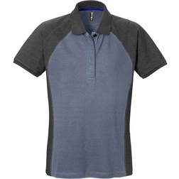 Acode Acode-poloshirt dame 7651 PIQ Marineblå/Grå