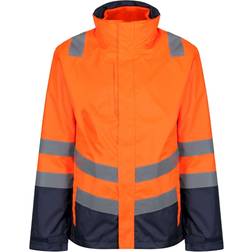 Regatta Mens Pro i Hi-Vis Jacket Orange/Navy