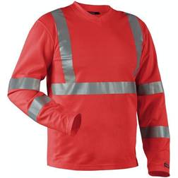 Blåkläder High Vis UV T-shirt lang ærme High Vis Advarselsrød