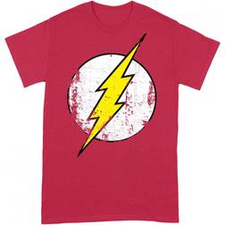 Flash Unisex T-shirt med nödställd logotyp för vuxna