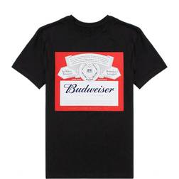 Budweiser Logo T-skjorte for Menn - Svart