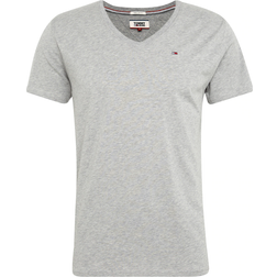 Tommy Hilfiger V-Neck T-shirt - Lt Grey Htr