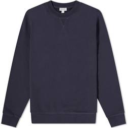 Sunspel Loopback Sweat Top - Navy