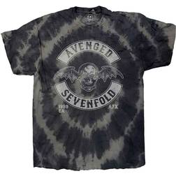 Avenged Sevenfold: Unisex T-Shirt/Deathbat Crest (Dip-Dye) (XX-Large)