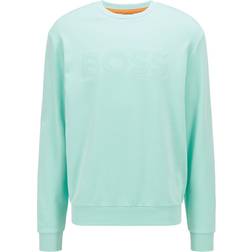 HUGO BOSS Sweatshirt Dem - Dunkelblau/Weiß