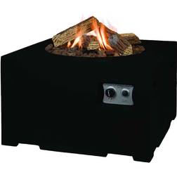 Norfolk Leisure Small Square Black Cocoon Firepit