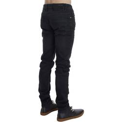 Acht Gray Cotton Stretch Slim Fit Jeans Gray