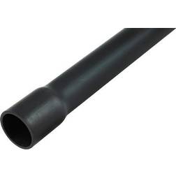 Dietzel Plastrør halogenfri 63MM med muffe sort 3 meter