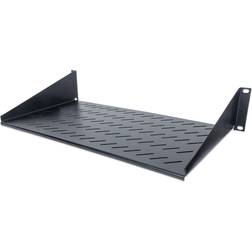 IC Intracom Intellinet 19 Cantilever Shelf, 2U, 2-Point Front Mount, 250mm Depth, Black Hylla för rack svart, RAL 9005 2U 19