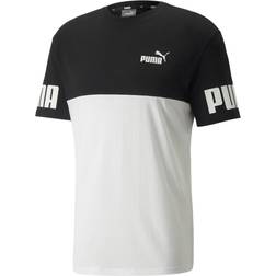 Puma Power Colourblocked Men's Tee - Black