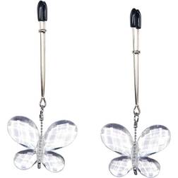 Nippelklemmen Butterfly Clamps Silber