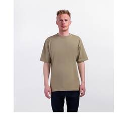 Ekologisk t-shirt, oversized, herr, sand