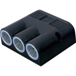ProCar Påbygnings stikdåse triple 12/24V 20 amp