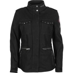 Helstons Tara Canvas Cotton Jacket Black
