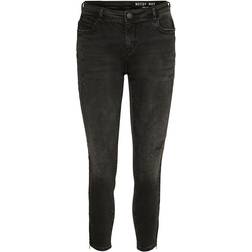 Noisy May Women's NMKIMMY NW ANK Dart Jeans AZ160DG NOOS, Dark Denim, 29/32