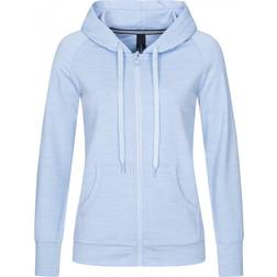 Essential Zip Hoodie - Blue Iris Melange