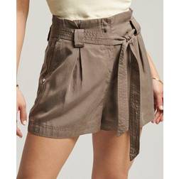 Superdry Desert Paper Bag Shorts - Beige