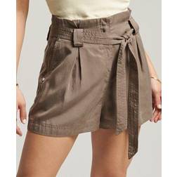 Superdry Desert Paper Bag Shorts - Rosa