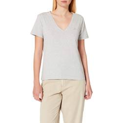 Gant Original Cotton V-Neck T-Shirt, Evening