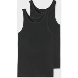 Schiesser Unterhemden 2er-Pack - Schwarz