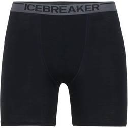 Icebreaker Anatomica Long Boxers - Black