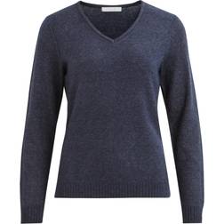 Vila Viril Strickpullover - Marine